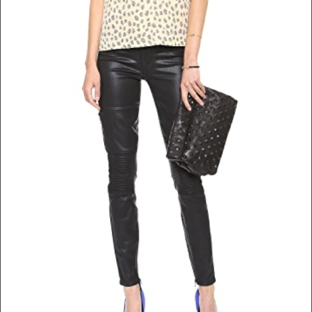 Paige Moto Demi Ultra Skinny Jeans
